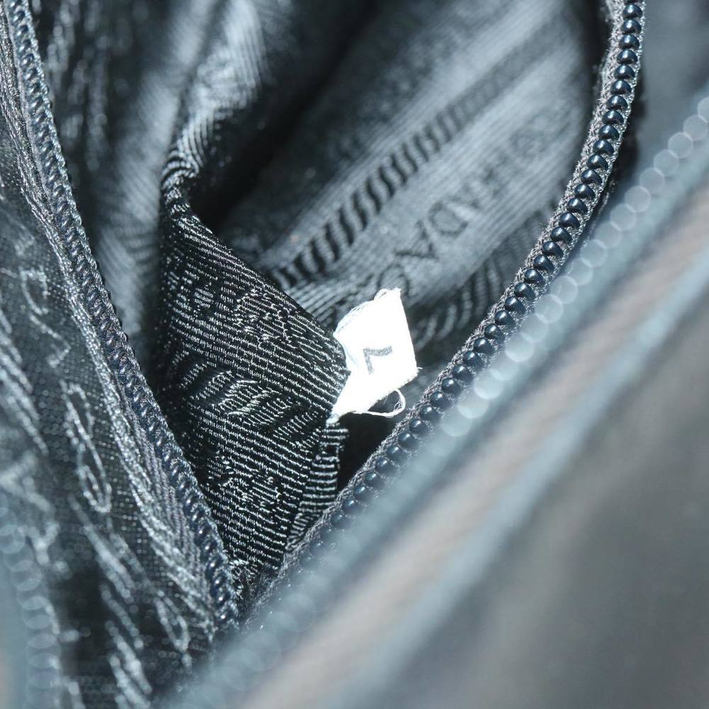 PRADA Shoulder Bag Leather Black Auth 56396 - Picture 11 of 16